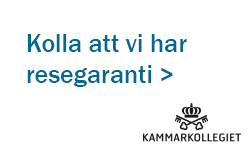 Banner kammarkollegiet resegaranti